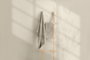 Mijölnir Juego de toallas de baño de algodón, 2 piezas, Beige